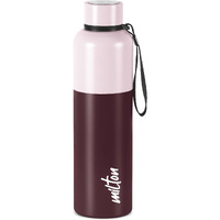 Milton Ancy 1000 Thermosteel Water Bottle, 1.05 litre, Brown | 24 Hours Hot and Cold | Easy to Carry | Rust Proof | Tea | Coffee | Office| Gym | Home | Kitchen | Hiking | Trekking | Travel