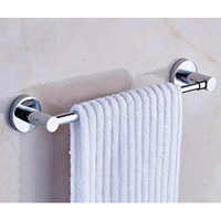 iSTAR 12 INCH Stainless Steel Towel Bar Bathroom Towel Rod Holder Wall Mounted Hand Towel Rail for Kitchen and Washroom (Pack of 2)