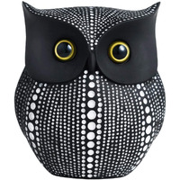 Xtore Modern Classy Lucky Owl Resin Art Figure Showpiece -(Pack of 1, Black)