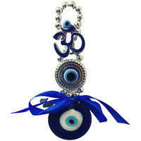 GJ OM Evil Eye Hanging for Home & Car | for Good Luck & Prosperity - Blue (design2)