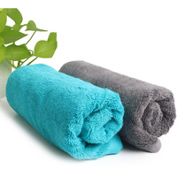 HEELIUM Bamboo Hand Towel | Ultra Absorbent & Anti-bacterial | 3X Softer than Cotton Towels | 65 X 40 cm - 600 GSM | Pack of 2 - Grey, Teal