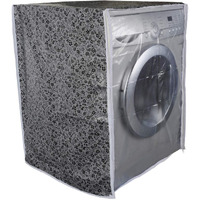 Classic Front Load Washing Machine Cover for Samsung 7 Kg & 7.5Kg (53Cmsx63Cmsx81Cms, Black,Grey).