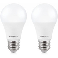 Philips 12-Watts LED Bulb E27 Base (Crystal White, Pack of 2)