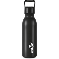 Milton Alice 600 Thermosteel Bottle, 580 ml, Black | 24 Hours Hot and Cold | Easy to Carry | Rust Proof | Tea | Coffee | Office| Gym | Home | Kitchen | Hiking | Trekking | Travel Bottle