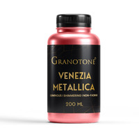 GRANOTONE Acrylic Venezia Metallic Colour 200 ML Extra Sheen Non Fading Indoor/Outdoor Non Toxic Multi-Surface Pro Artist Hobby Painters & Kid Made in India PINK