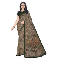 Vimla Womens Multi Crepe Silk Uniform Saree with Blouse (Multi_ 1322_AC)