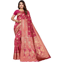 SHIVANAA Womens Jacquard Saree With Blouse Piece||Saree For Women||NSGW-10118