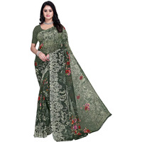 Anand Sarees, Womens Printed, Georgette Saree with Blouse Piece(1714_1)