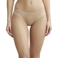 Jockey Womens Low-waist medium rear coverage Bikini Panties with Inner Elastic & lace styling 1813_Light Skin_XL