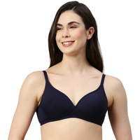 Enamor A039 Perfect Coverage Supima Cotton T-Shirt Bra- Padded Wirefree & Medium Coverage