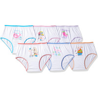 BODYCARE Girls Cotton Panty (Pack of 6) (E1700_White_70_White 2_7 Years-8 Years)