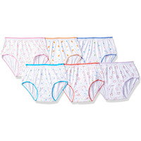 BODYCARE Girls Cotton Panty (Pack of 6) (E1776_White_65_White 3_5 Years-6 Years)