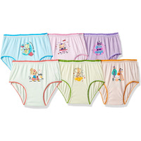 BODYCARE Girls Cotton Panties(Pack of 6) (E1800_Multicoloured_60_Multicoloured_4 Years-5 Years)