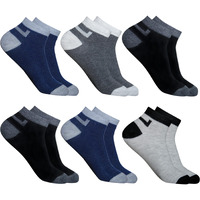 AXILAR Cotton Men Socks Ankle Length(ankle socks 50-6p)