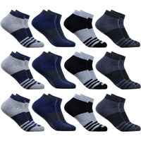 AXILAR Cotton Men Socks Ankle Length(156 ankle DNO.2-12p)