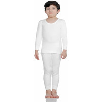 BODYCARE Insider Kids Thermal Top & Bottom Set (Off White 9-10 Years)