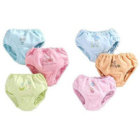 Gilli Shopee Baby Boys and Girls Unisex Cotton Innerwear Brief Panty Brief Bloomer Combo 3-6 Months (Pack of 6) Multicolour