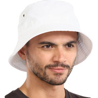 Tough Headwear Synthetic Bucket Hats For Men - Fishing Hat - Mens Beach Hat - Bucket Hat For Women - Beach Hats For Women - Sun Hats White X-Large