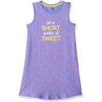 Amazon Brand - Jam & Honey Girls 100% Cotton Printed Knee Length Sleeveless Dress | Age 2-12 Years