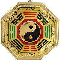 GJ Yin Yang Bagua Metal Showpiece