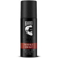 Beardo Whisky Smoke Perfume Body Spray for Men 120ml | Spicy, Woody - Oudh No Gas Deo for Men Long Lasting |Date night Deodorant for Men |Gift for men | Rakhi Gift For Brother | Gift For Friends