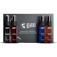 Beardo Perfume for Men - Premium Giftset 4x8ml | Black Musk, Godfather, Dark Side & Whisky Smoke | Eau De Perfume | Strong & Long Lasting Fragrance | Rakhi Gift for Brother | Friendship Day Gift