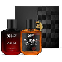 Beardo Whisky Smoke Perfume 50ml & Mafia Perfume 50ml Combo | Long Lasting Perfume For Men | Spicy, Woody - Oudh Scent | Best Date Night Fragrance Gift Set | Rakhi Gift for Brother | Friendship Day Gift