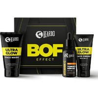 Beardo BOF Skin Pro Kit | Face Wash, Face Cream & Vitamin C Face Serum For Bright & Oil Free Skin | Helps to Reduces Dark Spots & Dead Cells | SPF 30 |Designed For Men | Rakhi Gift for Brother | Friendship Day Gift