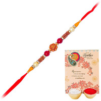 ARCHIES Rakhi Collection For Rakshabandhan | Rakhi For Brother | Rakhi for Bhaiya and Bhabhi | Rakhi Combo Gift Hamper (BROTHERLY-TRADITIONAL STYLE RAKHI COMBO)