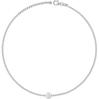 GIVA 925 Silver Minimal Bead Anklet (Single) |Rakhi Rakshabandhan Gift for Sister Bhabhi, Gifts for Women & Girls | With Certificate of Authenticity and 925 Stamp | 6 Months Warranty*