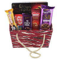 Astonished Retail Chocolate Gift Hamper for Couplees,Girlfriend,Boyfriend,Wife|Chocolate Gift Hamper for Rakhi,Diwali,Christmas,Birthday,Anniversary,Holi,New Year,Valentines Day,1 - 380,Gram