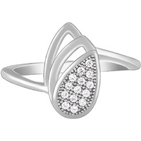 GIVA 925 Silver Dancing Petals Ring,Fixed size,Indian - 11 | Rakhi Rakshabandhan Gift for Sister Bhabhi, Gifts for Women & Girls | With Certificate of Authenticity and 925 Stamp | 6 Months Warranty*