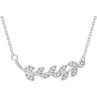 GIVA 925 Sterling Silver Anushka Sharma Classic Leaf Necklace with Chain |Rakhi Gifts for Sister, Gifts for Women & Girls | With Certificate of Authenticity and 925 Stamp | 6 Month Warranty*