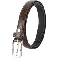 ZEVORA Women Brown Leather Formal Belt (Rakhi Gift)