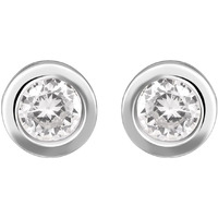 GIVA 925 Silver Zircon Bezel Stud Earrings|Gifts For Girlfriend,Rakhi Rakshabandhan Gift For Sister Bhabhi,Gifts For Women & Girls|With Certificate Of Authenticity And 925 Stamp|6 Month Warranty*