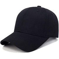 Handcuffs Unisex Baseball Caps | Cotton | Plain | Adjustable | Caps | Lightweight | Stylish | Casual | Sports | Travel | Mens Gifts | Rakhi Gift (Black)