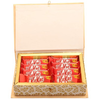 SFU E Com Overloaded Crunchy Kitkat Chocolate Box | Chocolate Gift Hamper For Rakhi, Diwali, Christmas, New year, Birthday, Anniversary | 219 gram