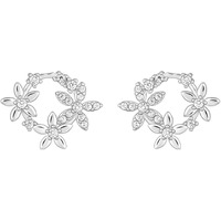 GIVA 925 Silver Flower Wreath Stud Earrings | Rakhi Rakshabandhan Gift for Sister Bhabhi, Gifts for Women & Girls |With Certificate of Authenticity and 925 Stamp | 6 Month Warranty*