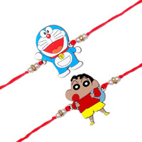 VR Creatives Set Of Doremon,Shinchan Kids Rakhi for Kids/Rakhi For Brother,kid 2 Two Rakhi Set