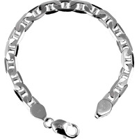 Clara Anti-Tarnish 92.5 Sterling Silver Bracelet 8 inch 18 gm | Rakhi for Bhai Brother |Gift For Men & Boys