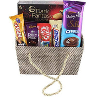 Astonished Retail Dairy Milk Silk Oreo with Designer Jute Basket | Chocolate Gift Hamper for Rakhi, Diwali, Christmas, Birthday, Anniversary, Holi, New Year, Valentines Day, 1