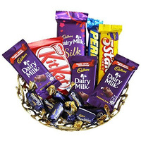 SFU E Com Cadbury Chocolate Hamper | Gift for Holi, Rakhi, Diwali, Anniversary, Birthday, Christmas, Valentine, Her, Him | Assorted Chocolate Gift | 07