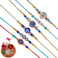 Perpetual Evil Eye Rakhi For Brother And Bhabhi - Celebrate the Festival of Love with Rakhi Gift Sets For Kids, Brothers & Bhabhis.