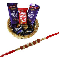 SFU E Com Rakhi with Sweet Chocolate