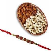 SFU E Com Rakhi for Brother with Dry Fruits Gifts Combo 318