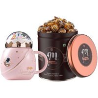 BonZeaL Birthday Gift For Kids Children Nutty Tuxedo Gourmet Chocolate Popcorn Pink Astronaut Space Mug Combo Pack Gift For Daughter, Rakhi Gift For Sister, Gift For Brother 150g