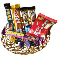 SFU E Com Chocolate Gift Basket Hamper | Gift for Rakhi, Diwali, Anniversary, Birthday, Christmas, Valentine, Her, Him | Assorted Chocolate Gift | 47