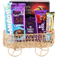 Astonished Retail Astonished Combo of Dairy Milk Silk with Assorted Chocolates | Chocolate Gift Hamper for Diwali, Birthday, Holi, Rakhi, New Year, Christmas, Anniversary, 1