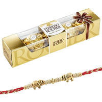 SFU E Com Premium Butterfly Rakhi with Ferrero Rocher Chocolates