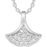 GIVA 925 Silver Ginko Leaf Pendant With Link Chain| Rakhi Rakshabandhan Gift for Sister Bhabhi, Gifts for Women & Girls | With Certificate of Authenticity and 925 Stamp | 6 Months Warranty*